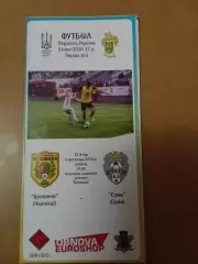 Буковина Чернівці - ФК Суми 05.11.2016