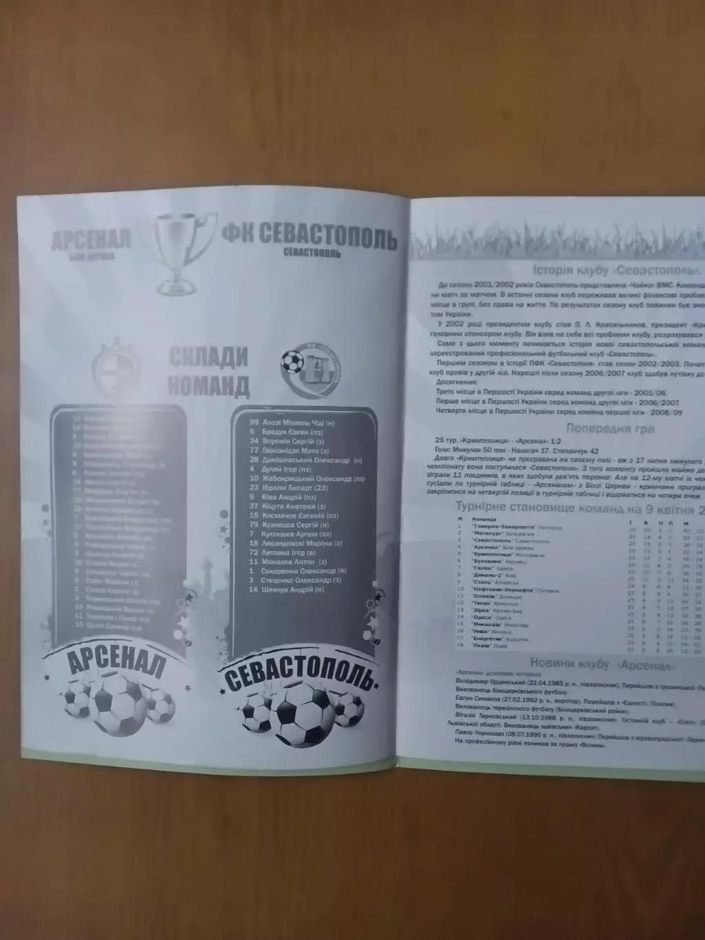 ФК Арсенал Біла Церква - ФК Севастополь. 14.04.2012 1