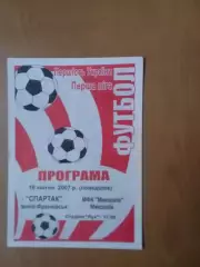 Спартак Івано-Франківськ - МФК Миколаїв 16.04.2007