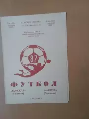 Ворскла Полтава - Шахтар Горлівка 02.10.1987