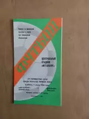 Металург Запоріжжя - Динамо Батумі 07.07.1984