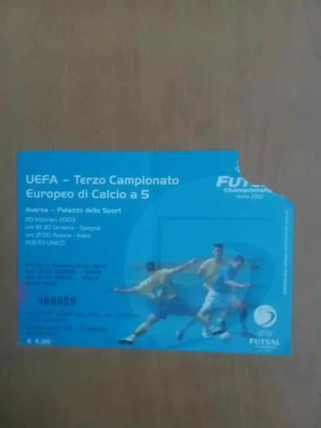 Футзал. Євро-2003. Україна - Іспанія/ ... - Італія 20.02.2003