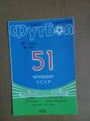 Нива Вінниця - Поділля Хмельницький 13.05.1988