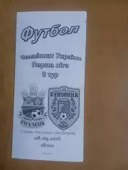 Інгулець Петрове - Буковина Чернівці 08.09.2016