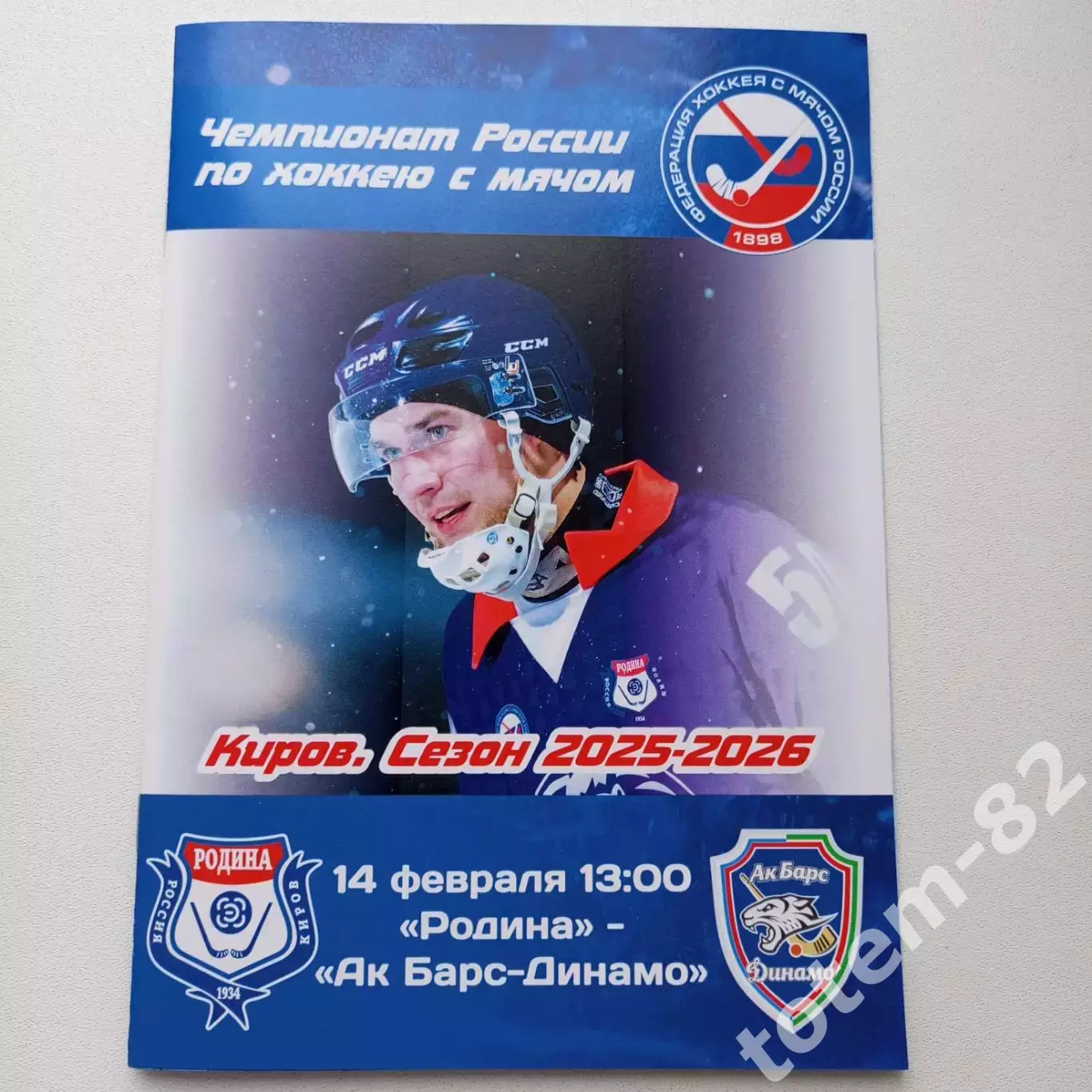 ЧР хоккей с мячом 2025/2026 Родина Киров-Ак Барс Динамо