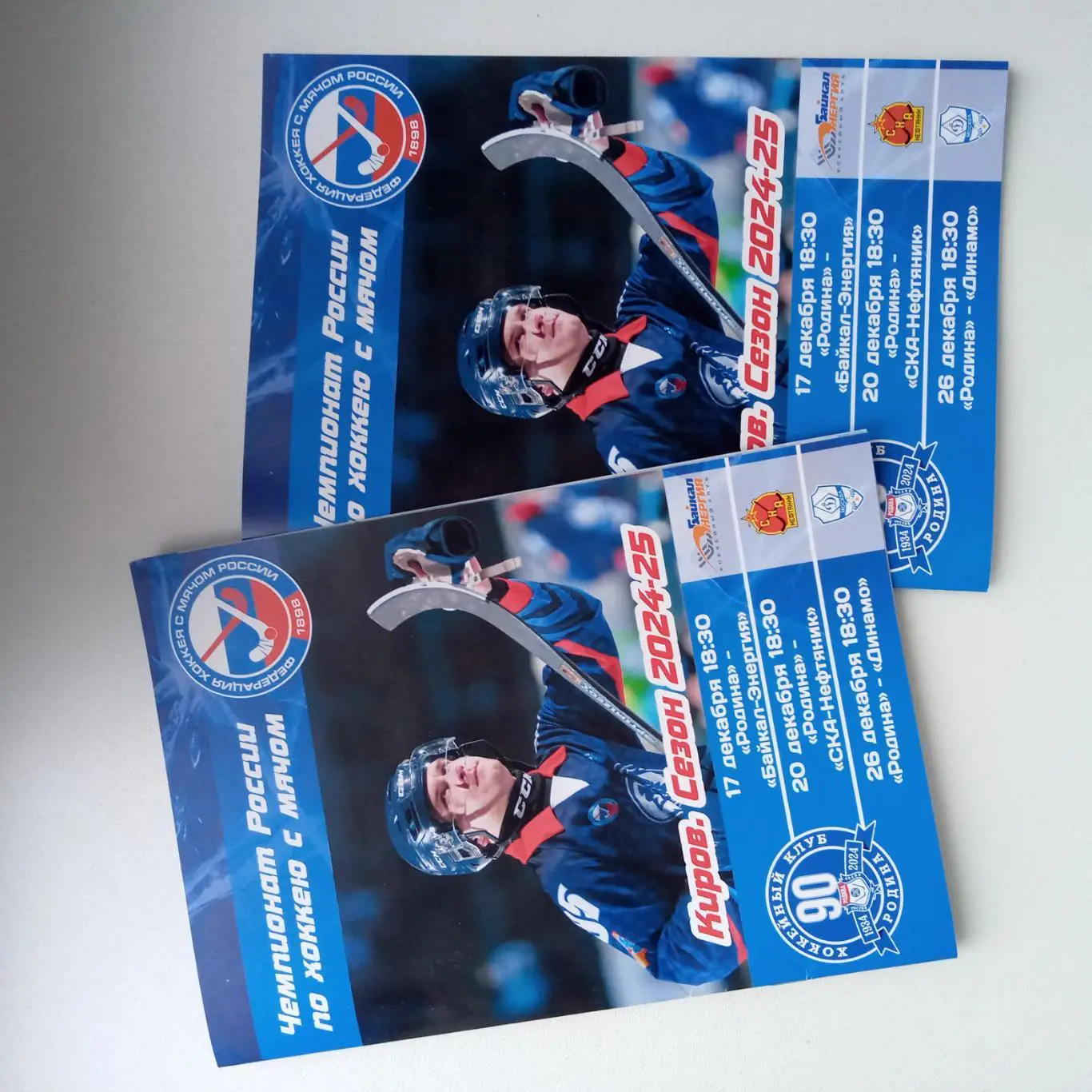 ЧР хоккей с мячом 24/25Родина Киров-Б/Э,СКА Х.,Динамо М.