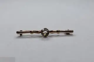 №32/28 БРОШЬ. БРОШКА. ГОРНЫЙ ХРУСТАЛЬ.Серебро 875 проба.