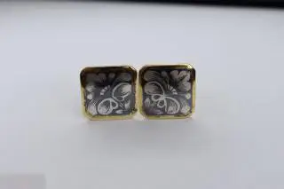 №25/1 ЗАПОНКИ. СССР. СЕРЕБРО 875 СЕВЕРНАЯ ЧЕРНЬ