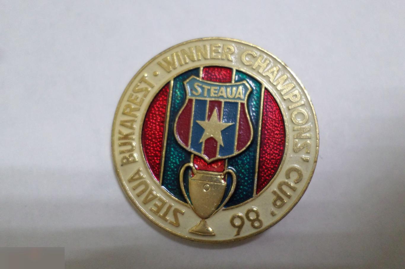 №29 спорт ФУТБОЛ СССР.FIFA STEAUA BUKAREST WINNER CHAMPIONS' CUP '86 СТЯУА БУХАРЕСТ Чемпион