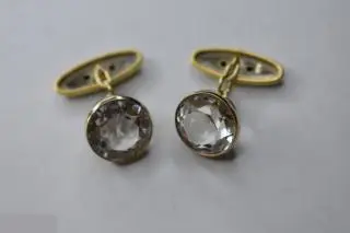 №32/48ЗАПОНКИ СЕРЕБРЯНЫЕ ГОРНЫЙ ХРУСТАЛЬ.СЕРЕБРО 875 пр, ЗВЕЗДА.