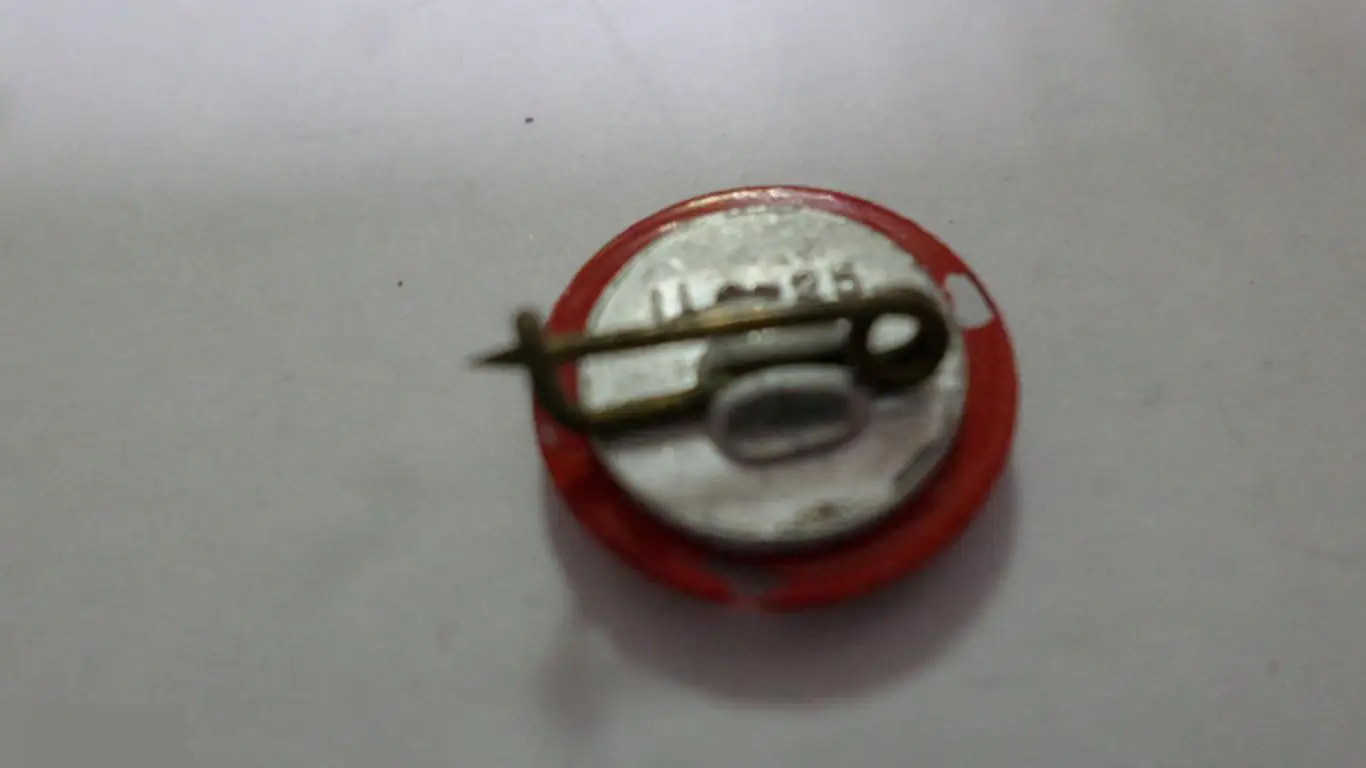 №24 ЗНАЧОК ЛЕНИН СТЕКЛО 1