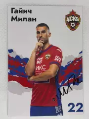 Автограф Гайич Милан ЦСКАНА ФОТО, НЕ КАРТОЧКА