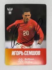 Автограф Семшов Игорь Зенит, Динамо, Россия 