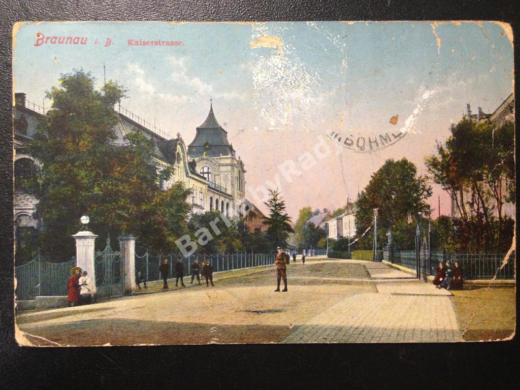 1913 Богемия Австрия Braunau Санкт-Петербург Банкирская контора Август Зейдман