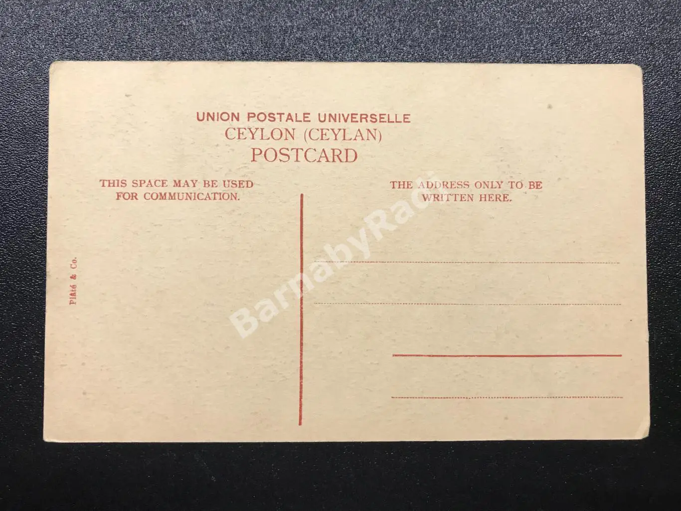 Открытка 1910 Racing Hackeries, Ceylon Цейлон Plate & Co фототипы мира 1