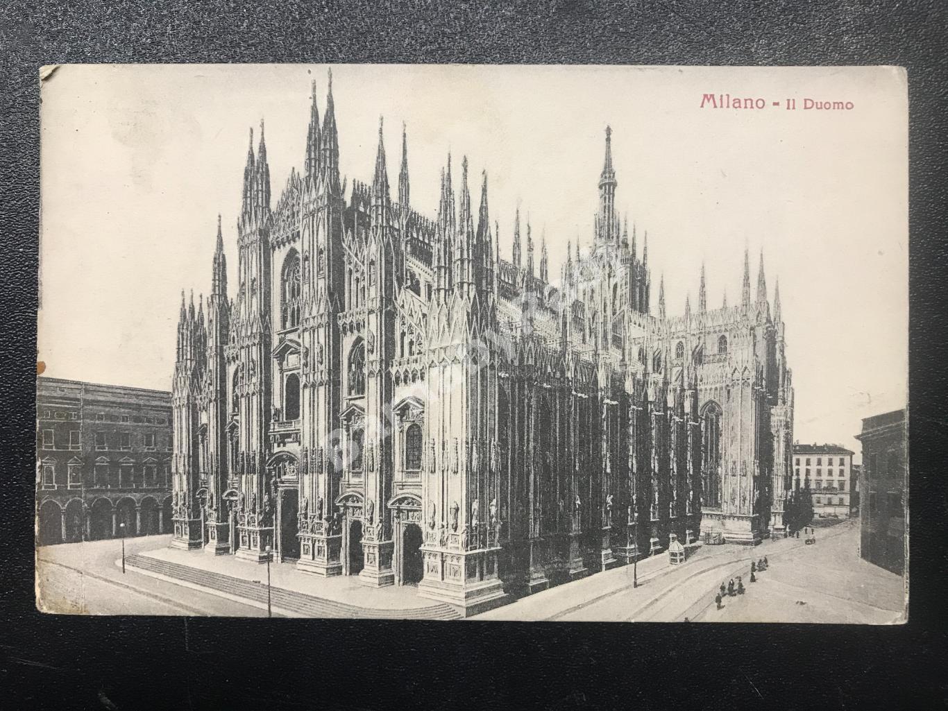 1913 Виды городов Италия Милан Домский собор Швейцария Кострома