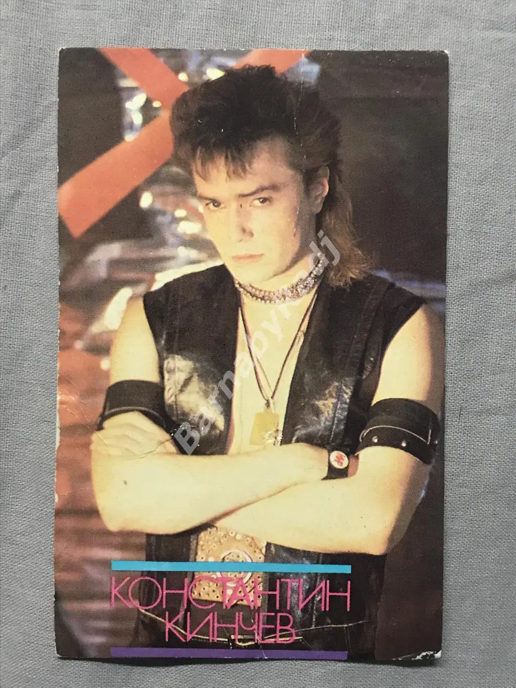 1990 группа Алиса Константин Кинчев карманный календарик