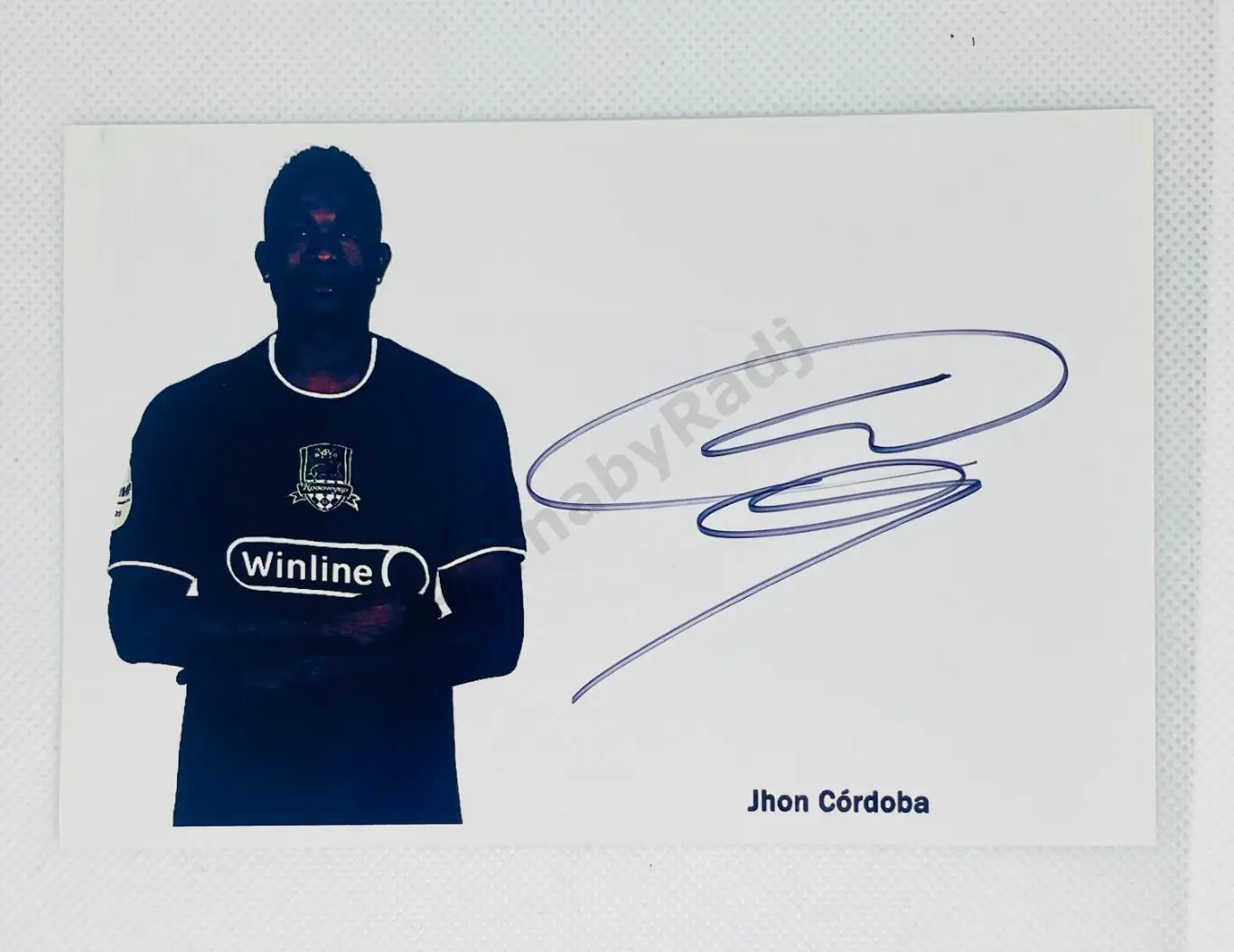 Автограф Джон Кордоба Краснодар