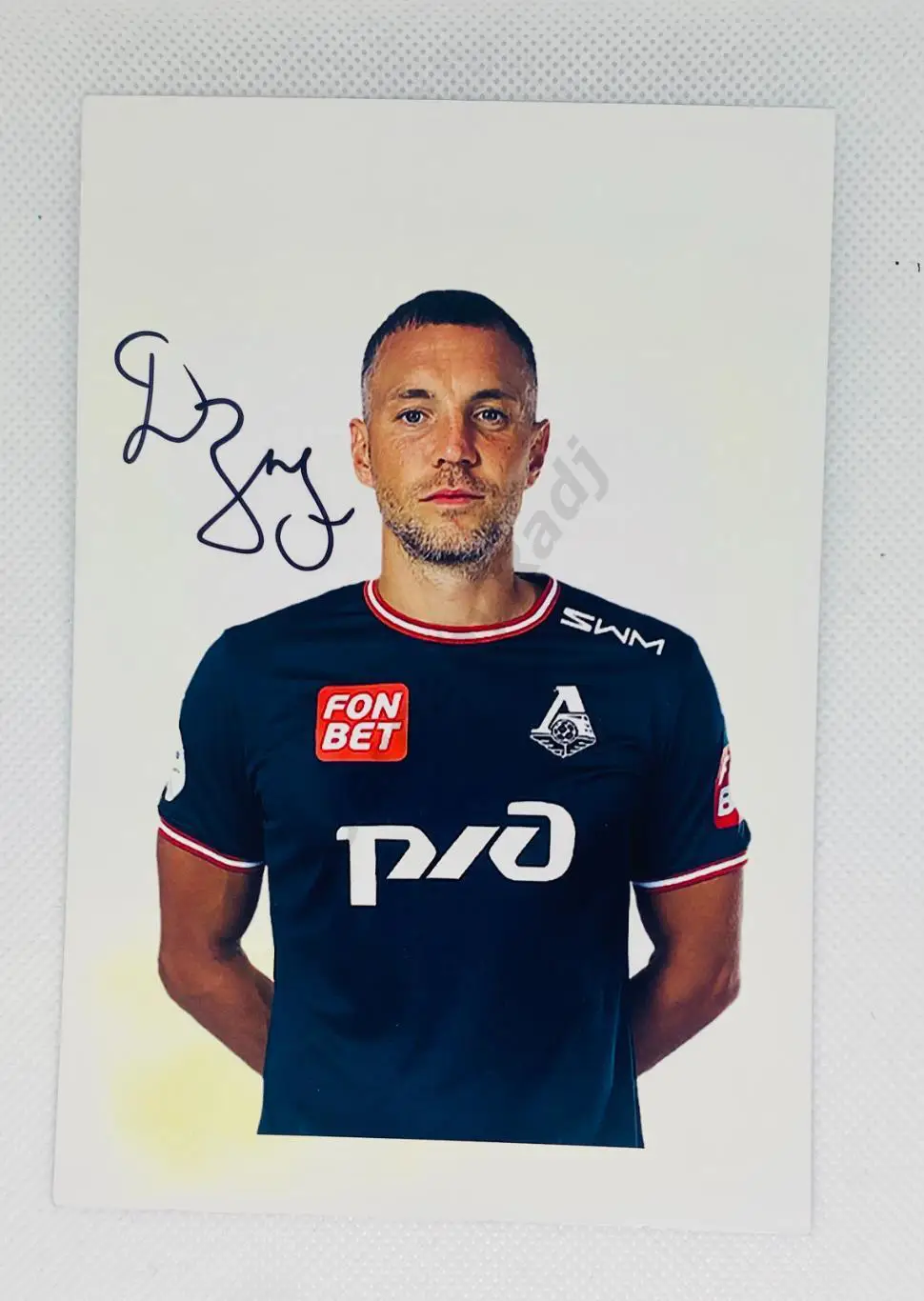 Автограф Артем Дзюба Зенит,Спартак,Ростов,Акрон,Локомотив.