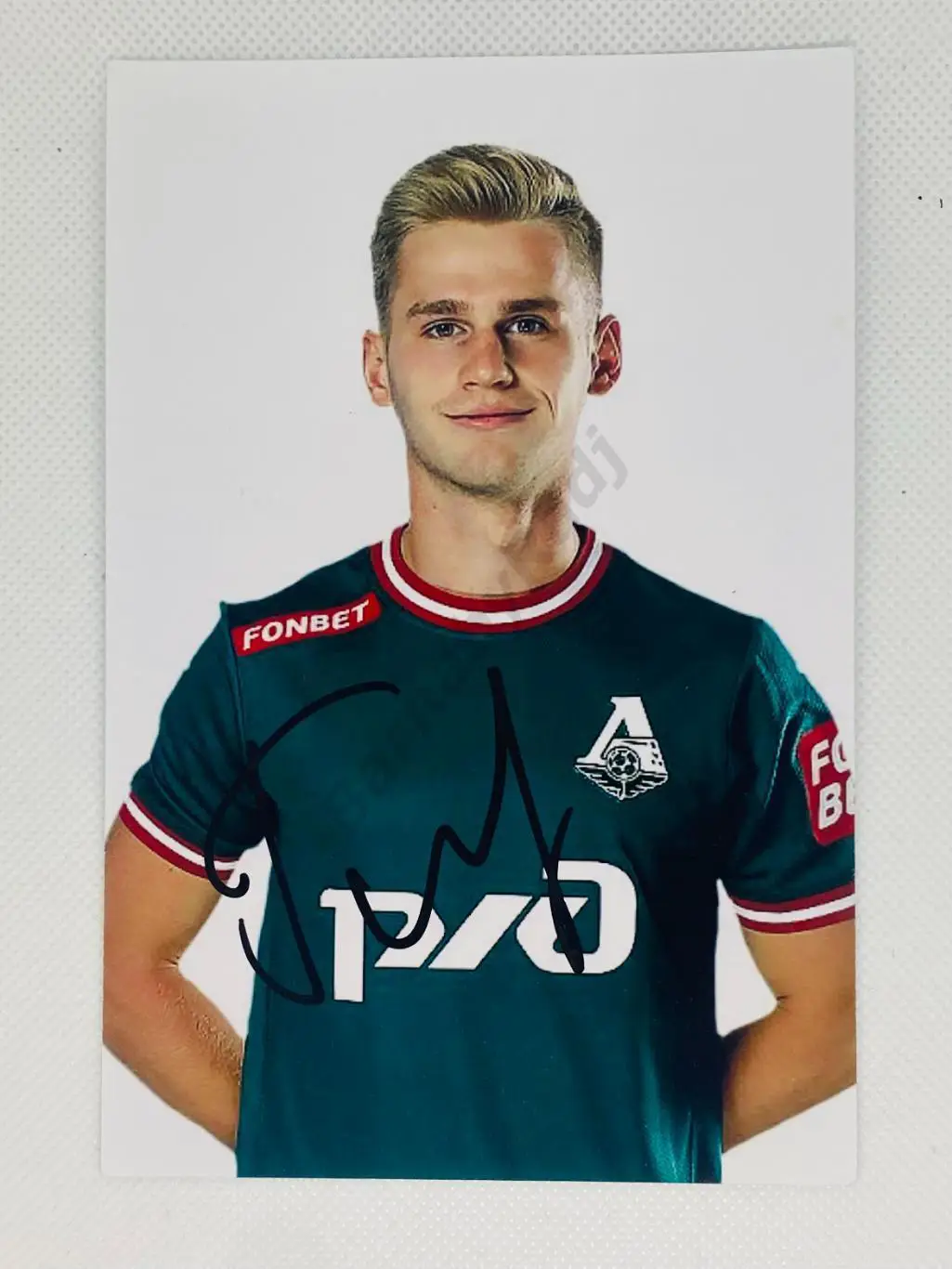 Автограф Сергей Пиняев Крылья Советов, Локомотив.