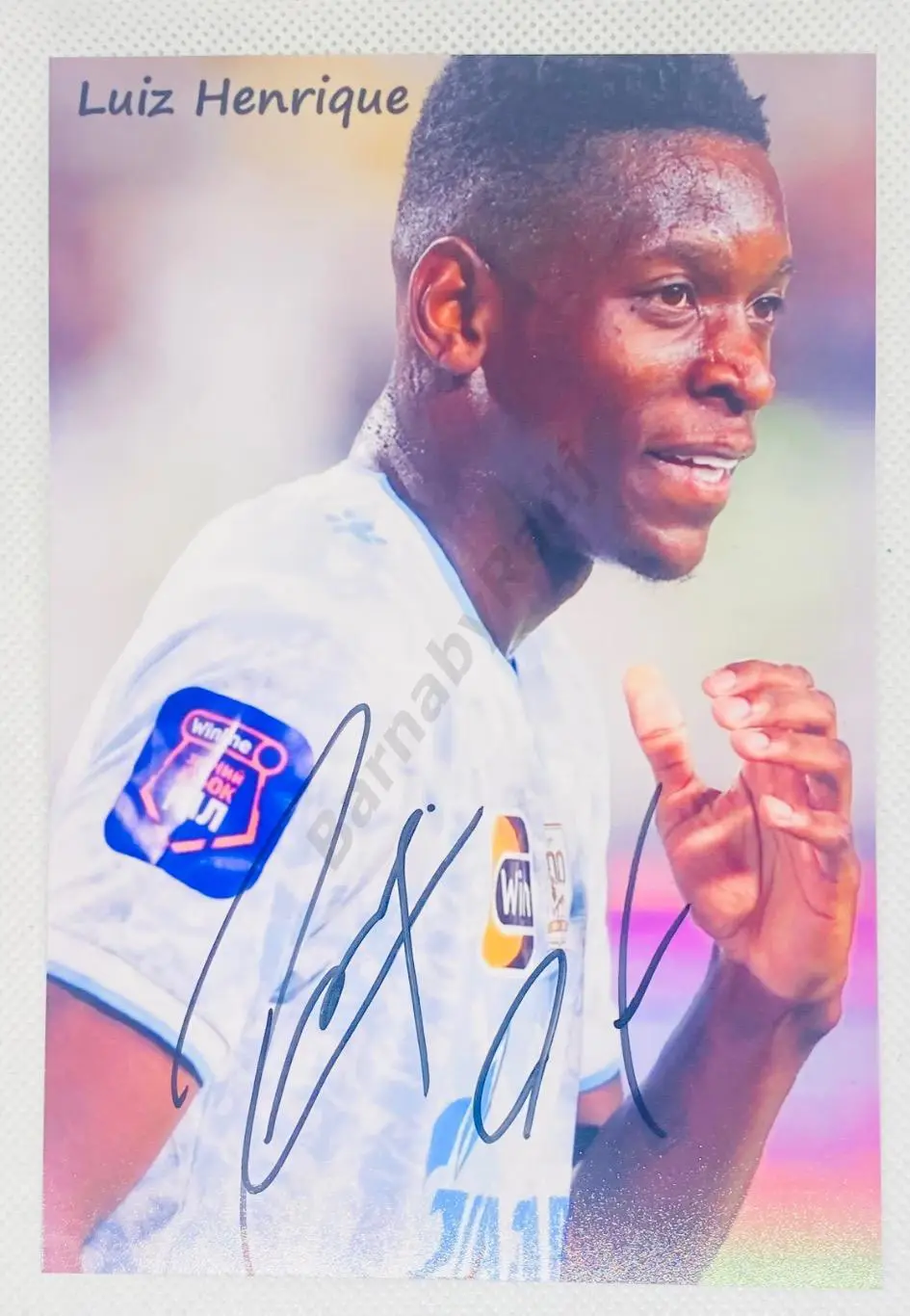 Автограф Луиса Энрике Зенит бетис