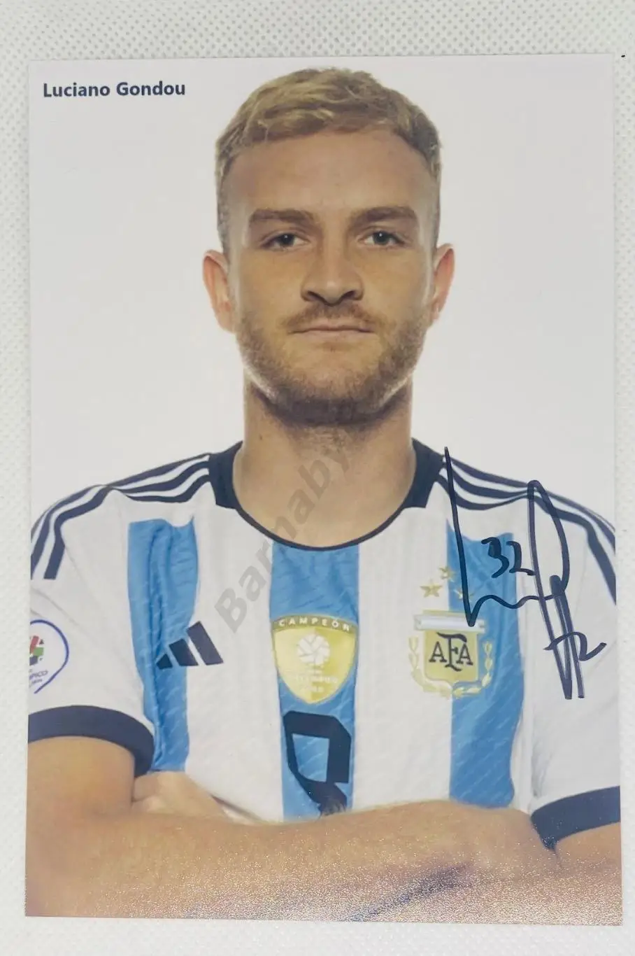 Автограф Лусиано игрока зенита
