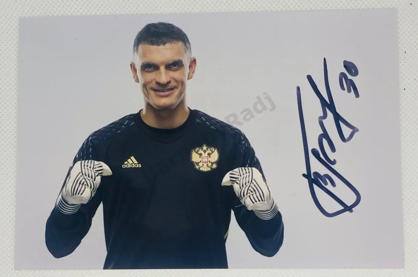 Автограф Владимира Габулова Анжи Динамо ЦСКА