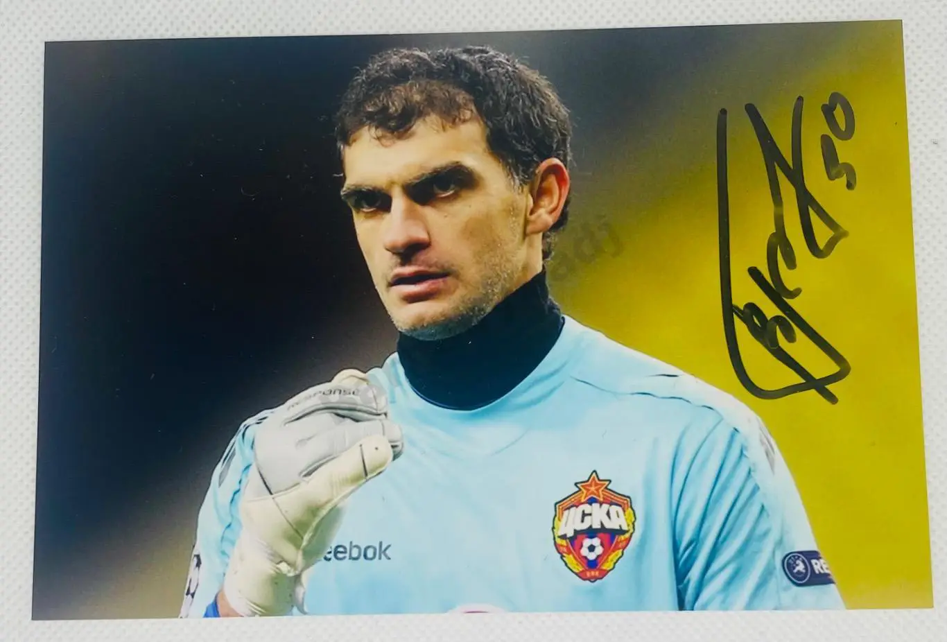 Автограф Владимира Габулова ЦСКА Динамо Анжи