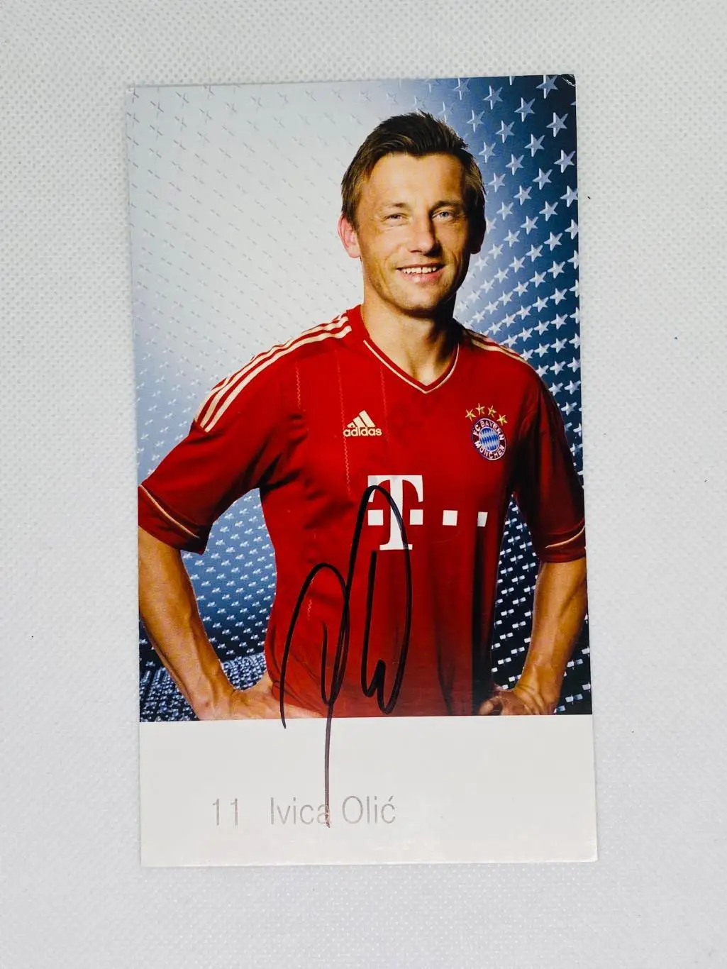 Автограф Ивица Олич ЦСКА Бавария