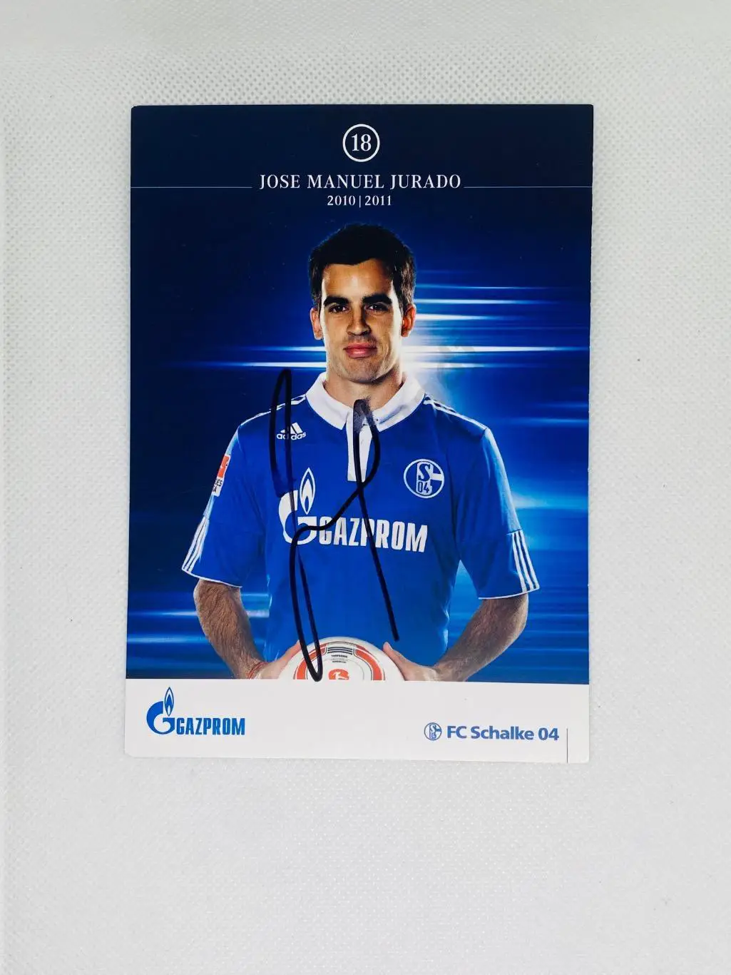 Автограф Хосе Мануэль Хурадо Шальке 04, Спартак М