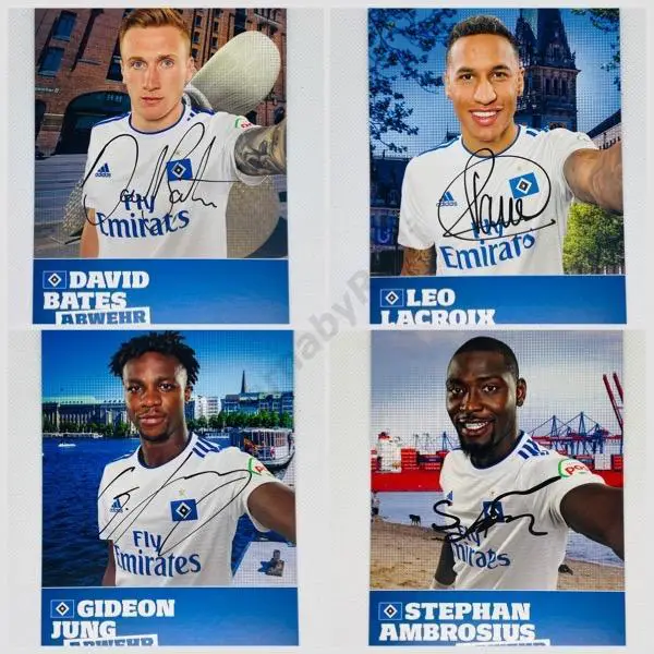 Неполный набор открыток Гамбург 18/19 АВТОГРАФЫ ПРИНТ 1