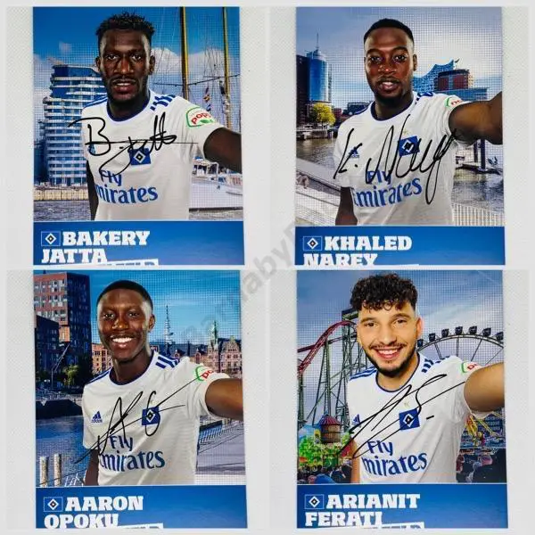 Неполный набор открыток Гамбург 18/19 АВТОГРАФЫ ПРИНТ 4