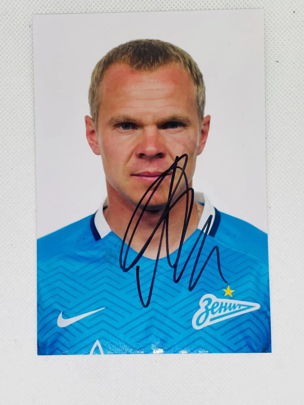 Автограф Александр Анюков Зенит Крылья Советов.