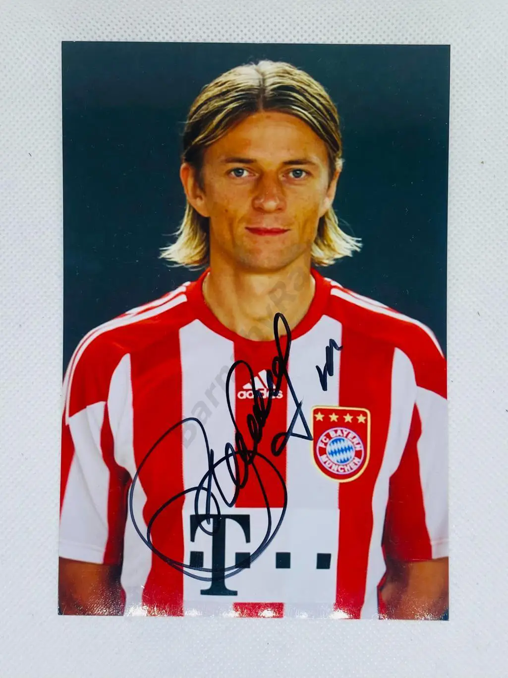 Автограф Анатолий Тимощук Зенит, Бавария, Шатер Д.