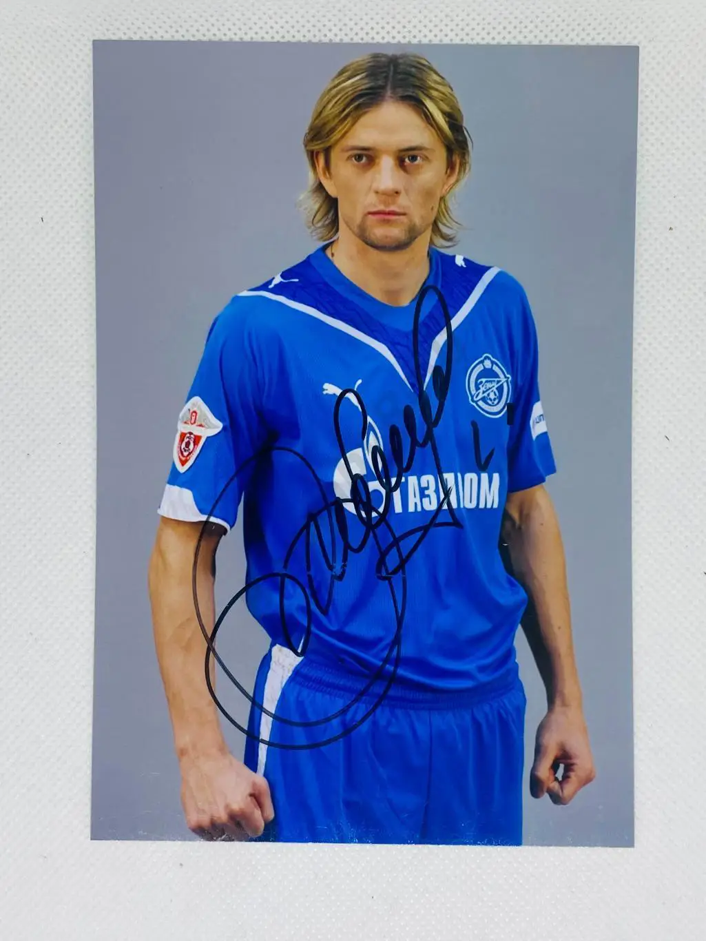 Автограф Анатолий Тимощук. Зенит, Бавария, Шатер Д.