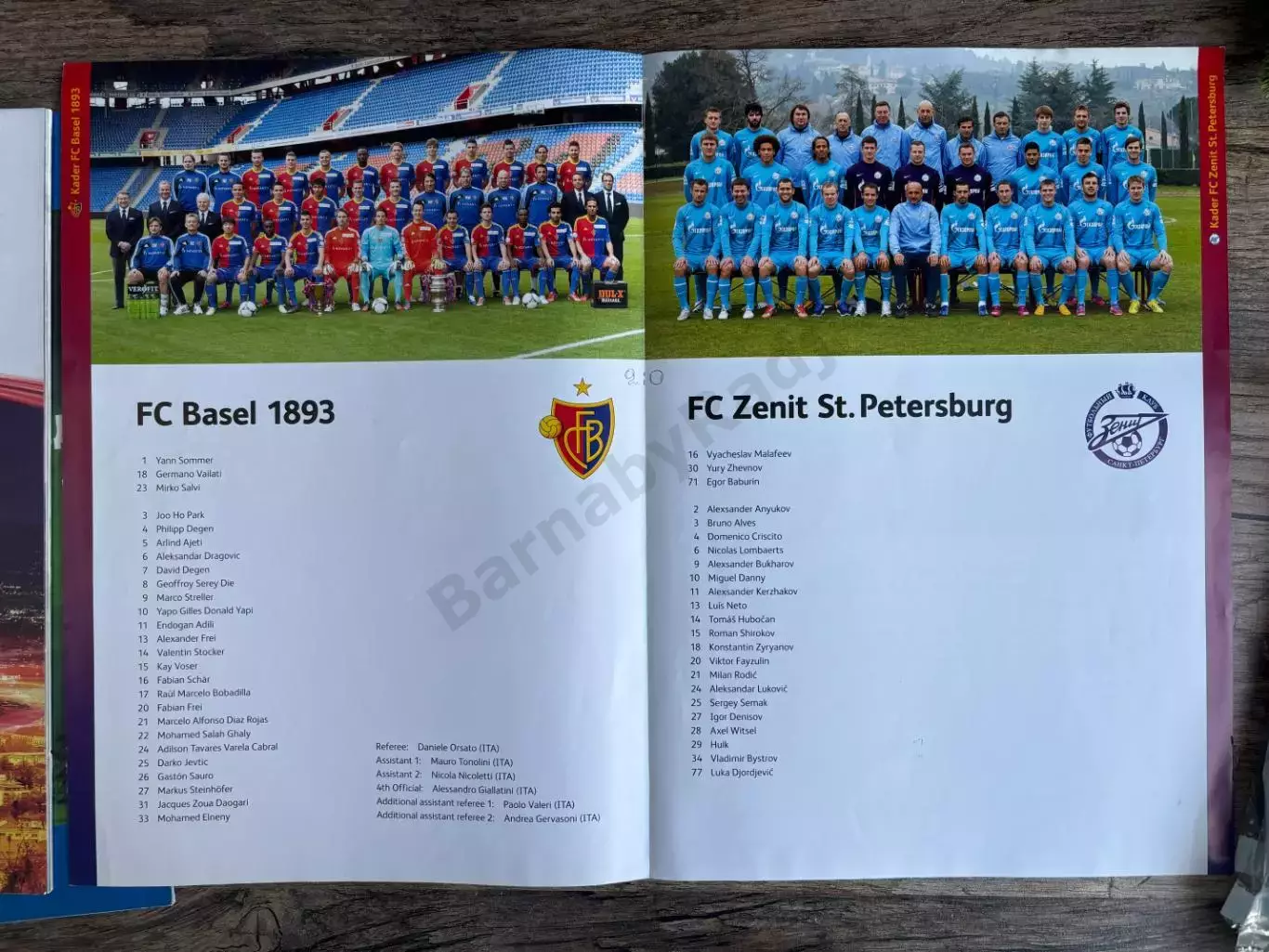 Базель Швейцария - Зенит Санкт-Петербург 7.03.2013 1