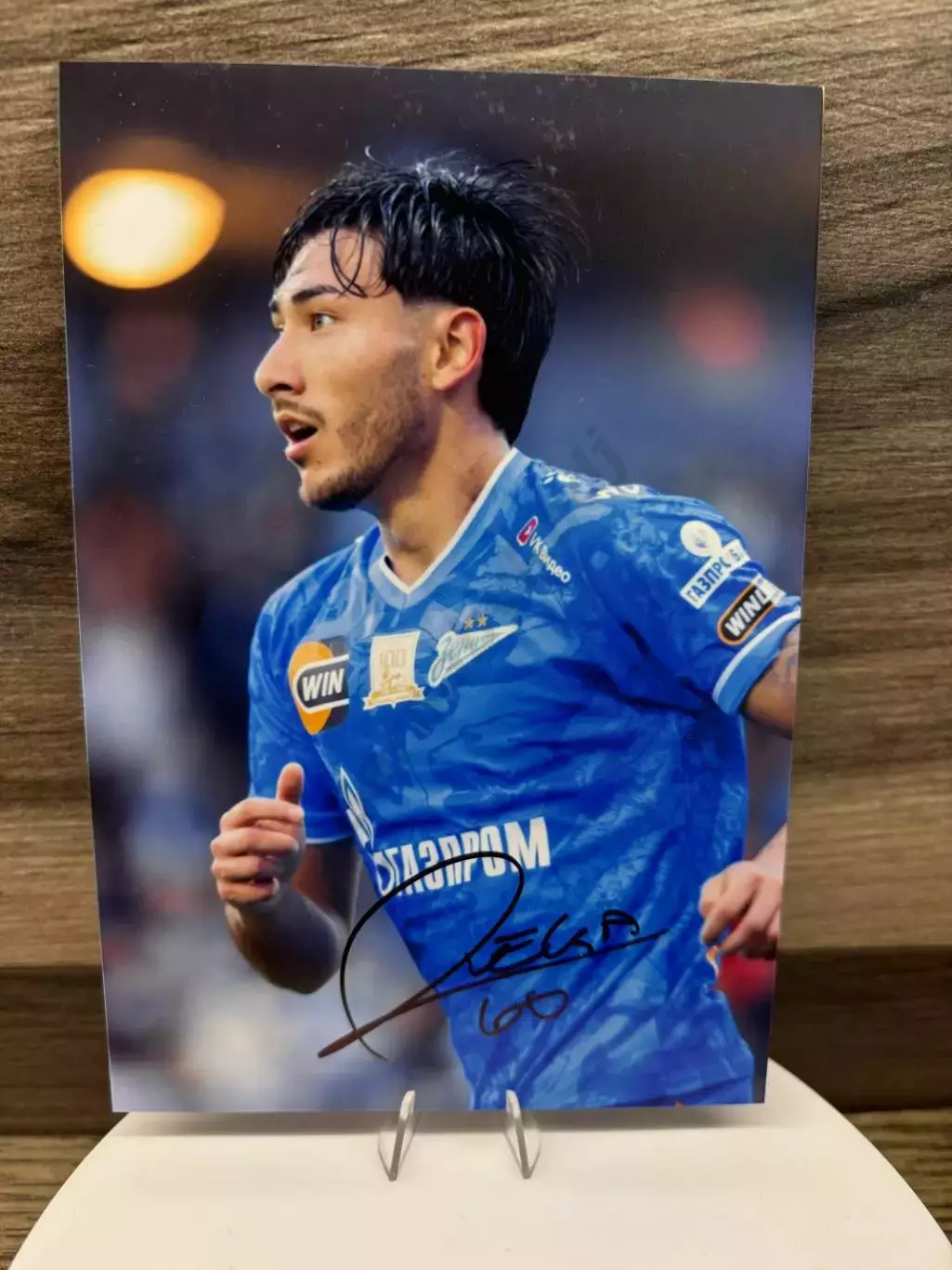 Автограф Роман Вега Зенит, Архентинос Хуниорс, Барселона