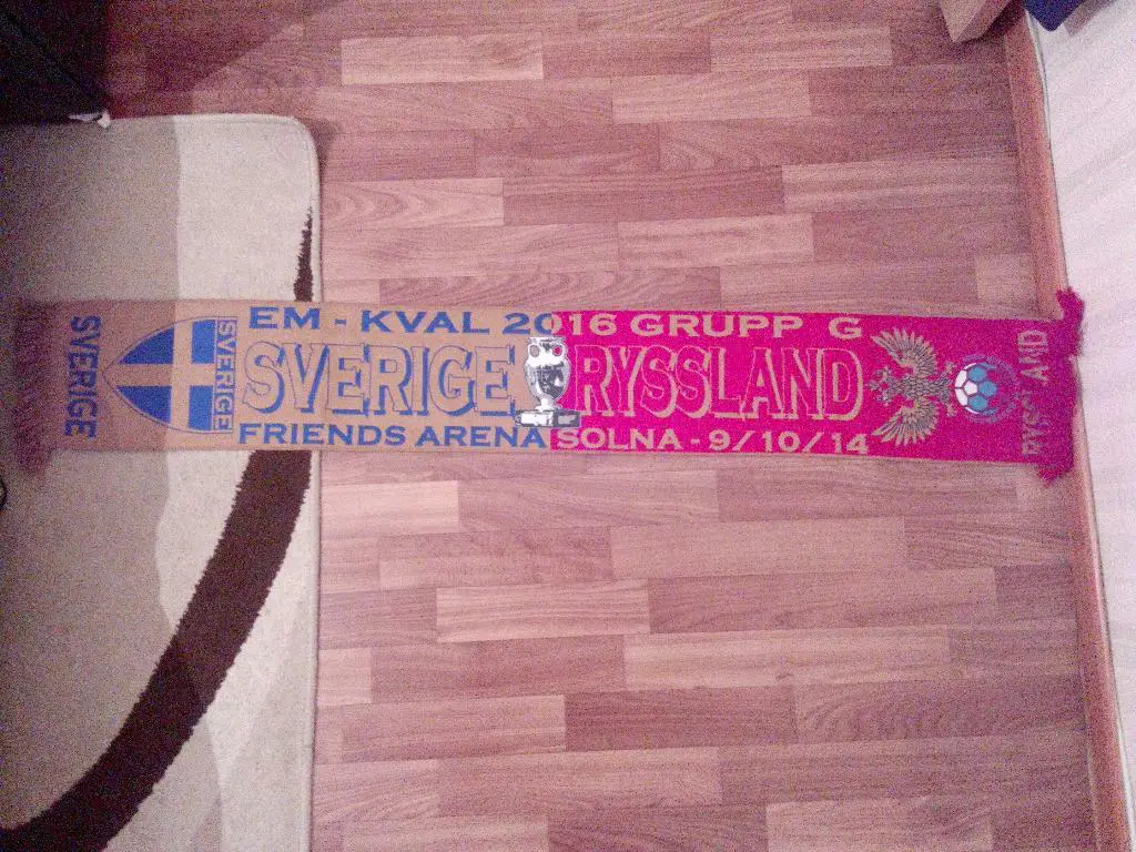 Шарф Швеция-Россия Евро 2016