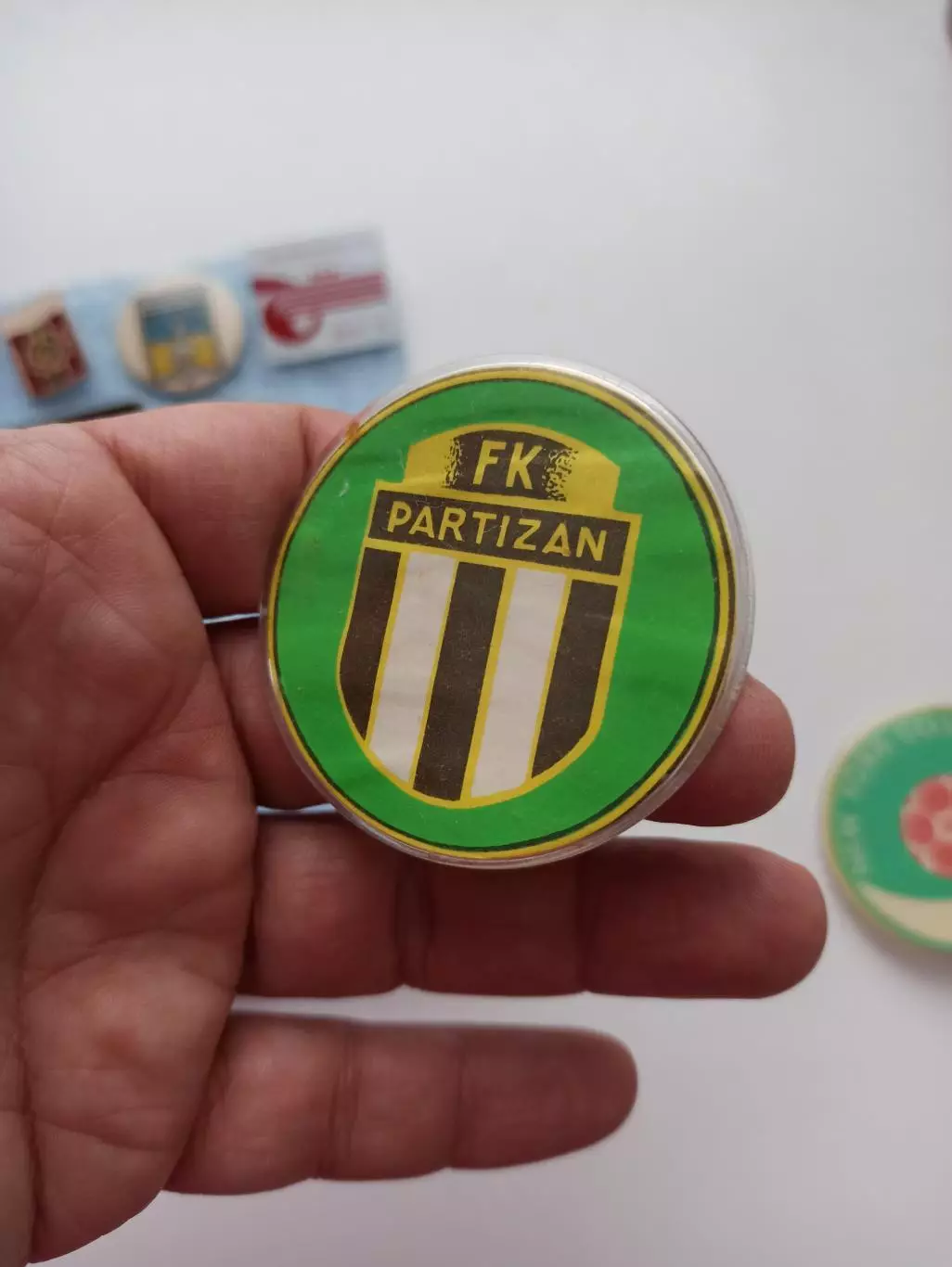 Футбол, Футбольный клуб, Партизан, Сербия, FK Partizan, пластик, СССР 2