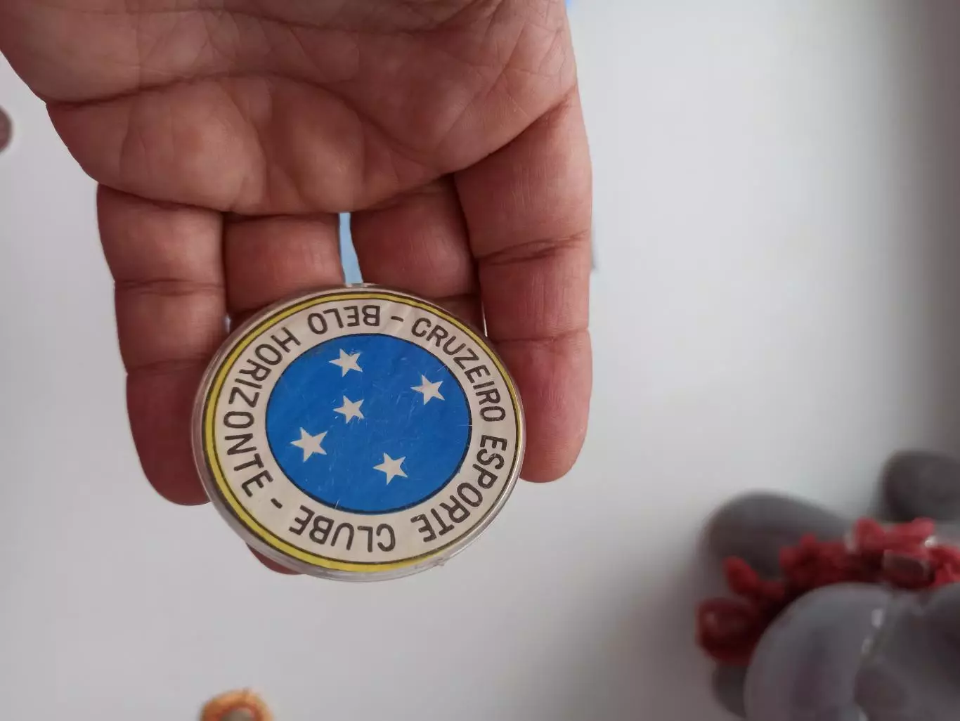 Футбол, Футбольный клуб, Крузейро, Бразилия, Cruzeiro, пластик, СССР 2