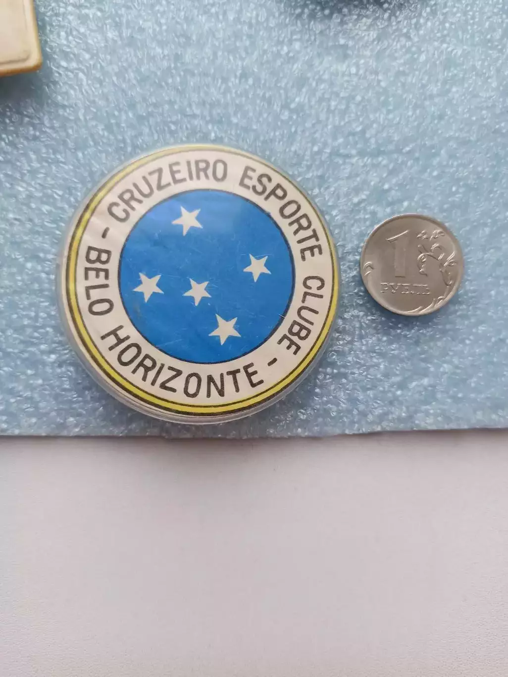 Футбол, Футбольный клуб, Крузейро, Бразилия, Cruzeiro, пластик, СССР