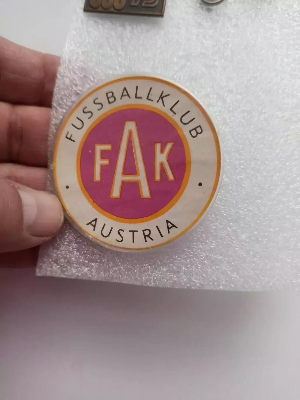 Футбол, Футбольный клуб, FAK, Австрия, Fussballklub, Austra, пластик, СССР 2