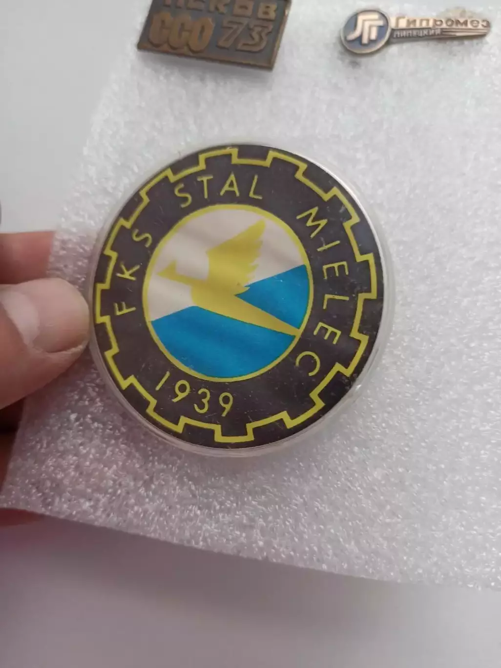 Футбол, Футбольный клуб, Сталь, Мелец, Польша, FKS Stal, пластик, СССР 2