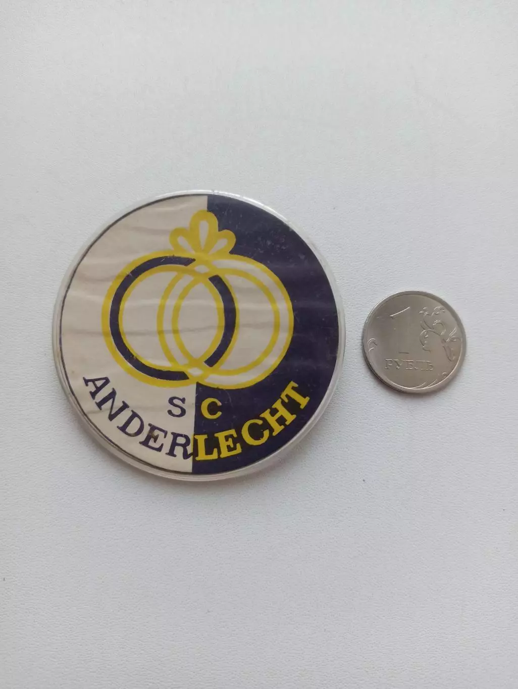 Футбол, Футбольный клуб, Андерлехт, Бельгия, пластик, СССР