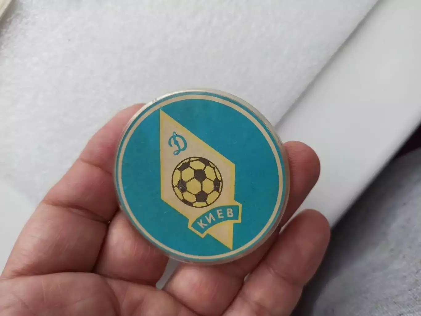 Футбол СССР, Динамо, Киев, Украинская ССР, пластик, крупный 2