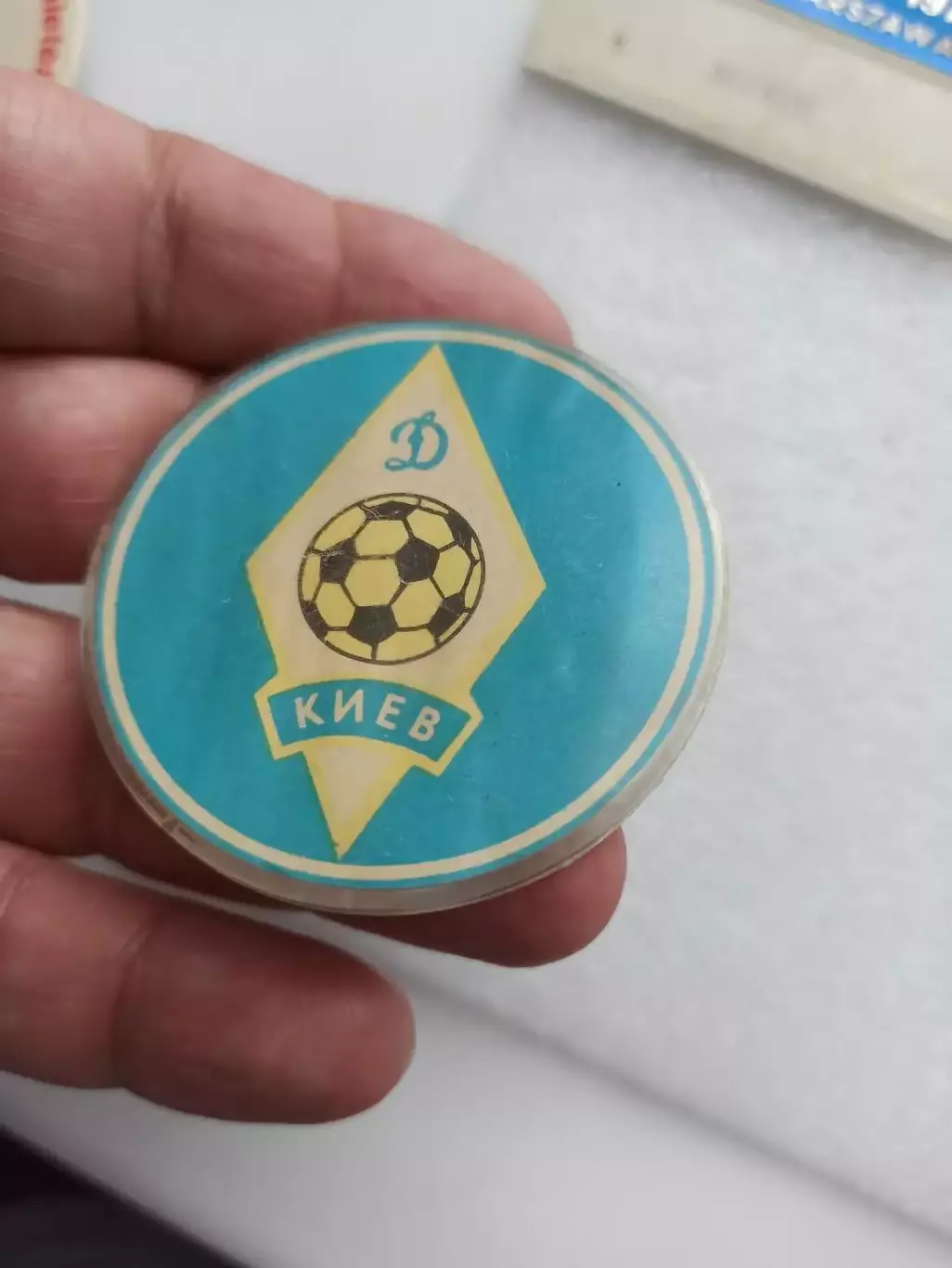Футбол СССР, Динамо, Киев, Украинская ССР, пластик, крупный 1