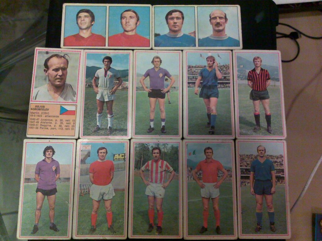 Футбол. Карточки PANNINI, Итальянская серия А, 1970-1971г.г. одним лотом.