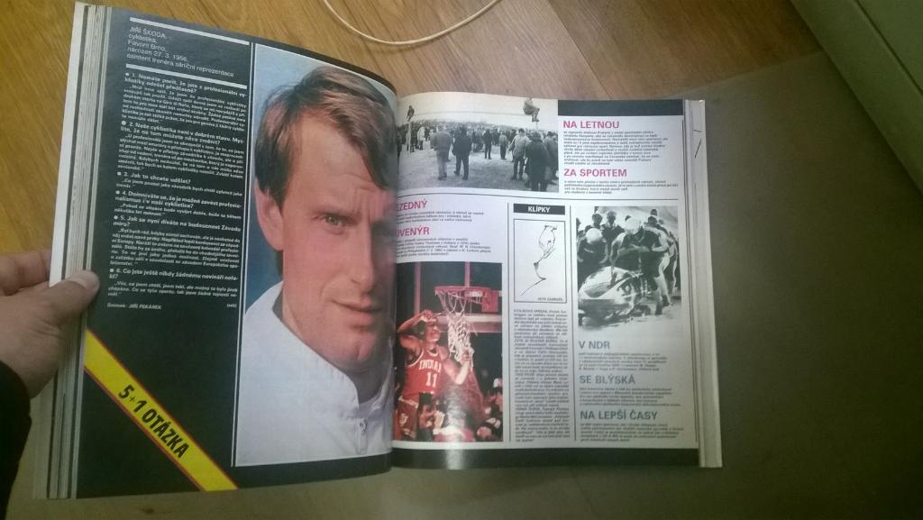 Большой теннис, подборка статей, фото из чешского журнала Стадион о теннисе 3