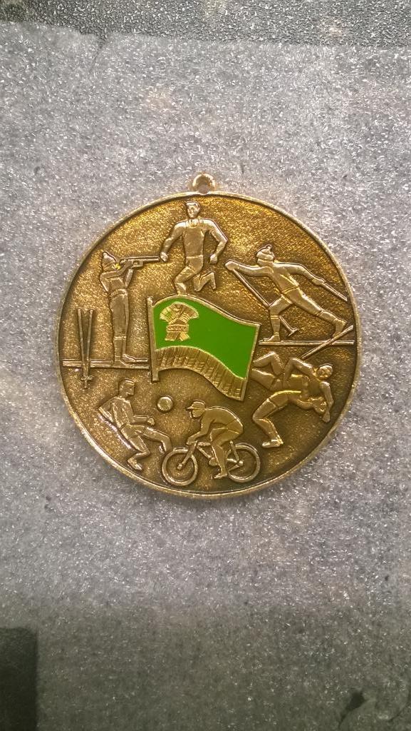 Медаль, ДСО УРОЖАЙ, Комитет физкультуры Шемуршинского райисполкома ЧАССР, футбол