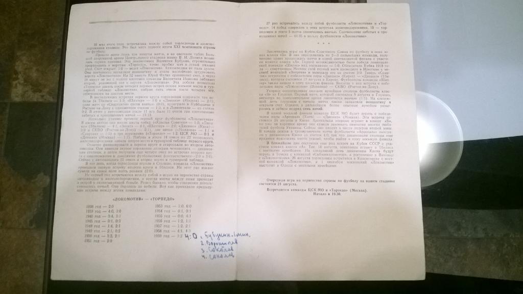 Первенство СССР, Локомотив (Москва) - Торпедо (Москва), 1959г. 2